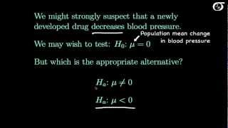 OneSided Test or TwoSided Test [upl. by Jackquelin394]