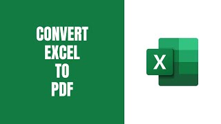 How To Convert Excel To PDF [upl. by Rattan]