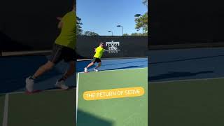 The return of serve technique The backhand return [upl. by Eus]