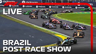 LIVE Sao Paulo Grand Prix PostRace Show [upl. by Kcirdde]