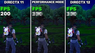 Fortnite Season OG  DirectX 11 vs DirectX 12 vs Performance Mode [upl. by Mauve355]