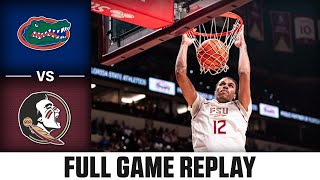 Florida Gators vs Florida State Full Match Replay  2024 ACC Mens Basketball [upl. by Winnah]