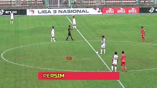 Liga3 Nasional grup G  PERSEDEN vs PERSIM all goal amp highlights babak1 [upl. by Verger531]