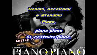 Giordana Angi  Piano Piano karaoke [upl. by Aken850]