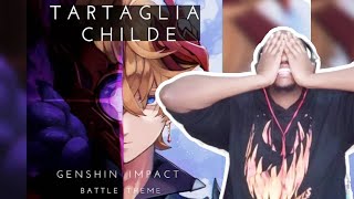 Genshin Impact Reaction  CHILDE BATTLE THEME All Phases  Genshin Impact OST [upl. by Aerehs224]