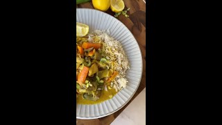 THAI CHICKEN amp EGGPLANT YELLOW CURRY 🥘 [upl. by Alilad]