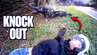 BIKER GOES DOWN  IF YOUR LIFE IS BORING GET A MOTORCYCLE  EP98 [upl. by Enileuqcaj]