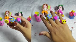 How to Make Handmade Clay Rings  DIY Clay Ring Tutorial  Crafting Custom Rings [upl. by Meier689]