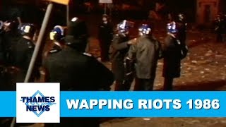 Violence During the Wapping Dispute 1986  Thames News Archive Footage [upl. by Wahs126]