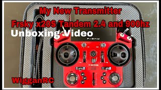 My new transmitter Frsky Tandem 24 amp 900hz Ethos unboxing video [upl. by Noitsirhc]