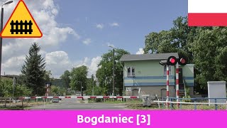 Železniční přejezdPrzejazd kolejowy Bogdaniec 3 PL  272023 [upl. by Pogah]