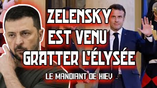 ZELENSKY REÇU A LÉLYSÉE POUR VOLER LARGENT DES FRANÇAIS [upl. by Smoot]