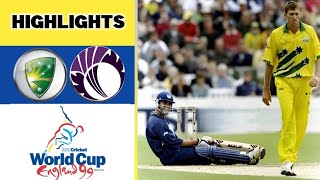 Waugh brothers thrash Scottish men  Australia Vs Scotland 1999 World Cup Highlights [upl. by Airemaj604]