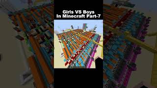 Girls VS Boys in Minecraft Part7 indiangamer hindigameplay minecraftfunny funny [upl. by Llevram]