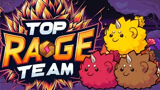 TOP RAGE TEAM RANK 2🏆  BEST AXIES GAMEPLAY  Axie Infinity Origin Leaderboard [upl. by Cirillo45]