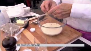 LA RECETTE  Quiche Lorraine [upl. by Nawek765]