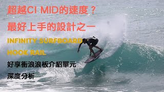 超越CI Mid的速度？好享衝浪浪板介紹單元 Ep 8 Infinity Surfboard Hook Rail Model [upl. by O'Gowan918]