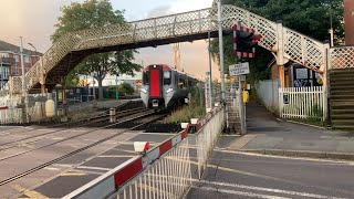 Late Start Double Stay Nantwich Station Level Crossing  Cheshire [upl. by Teyugn403]