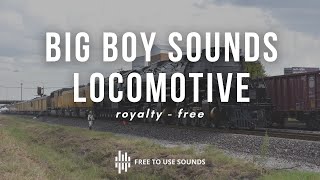 Big Boy Steam Locomotive Sounds [upl. by Hsekin]