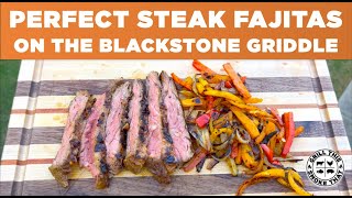 🔥 Steak Fajitas on the Blackstone Griddle  How To Make Steak Fajitas  Grill This Smoke That [upl. by Eyssej]