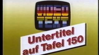 ARD Videotext Untertitel auf Tafel 150 [upl. by Ankeny]