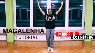 How to dance Magalenha  Dance Tutorial  Step by Step [upl. by Steck428]