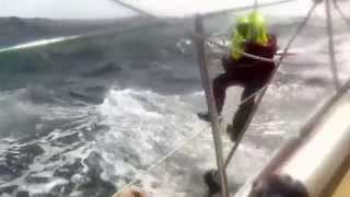 DerryLondonderryDoire successfully recovers man overboard during Clipper Race [upl. by Wilcox]