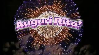 GIF Buon Onomastico Rita Tanti Auguri 🎉 22maggio santarita [upl. by Parsifal]