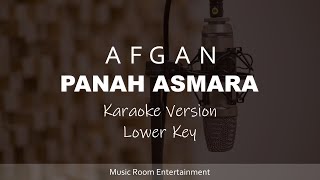 Panah Asmara  Afgan Karaoke Songs With Lyrics  Lower Key [upl. by Tolecnal]