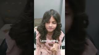 Layar cut layar cuttinglayar cutting for long hairlayar cutting baby girl [upl. by Nylednarb]