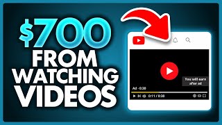 Earn Up to 700 Per Day Watching YouTube Videos Make money online 2024  Get Paid with PayPal [upl. by Eisso]