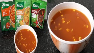 Knorr soup recipe in teluguHow to make knorr soupinstant soup recipe [upl. by Vivl]