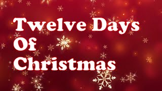 Twelve Days of Christmas with Lyrics  Christmas Songs and Carols [upl. by Junius]