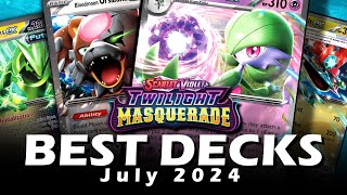 Top 10 Meta Decks in Pokémon TCG July 2024 [upl. by Anerroc]