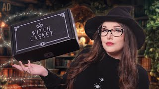 WITCH CASKET 🔮 Divination  October 2024  Witchcraft Subscription Box [upl. by Eelanej268]