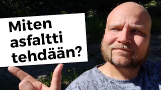 Asfaltin valmistus  Miten asfaltti tehdään [upl. by Kristi]