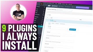 My 9 ESSENTIAL WordPress Plugins For 2023 [upl. by Noguchi334]