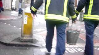 RUNNING CALL London Fire Brigade  A23 Euston Crew Extinguish Bin Fire [upl. by Dawson616]