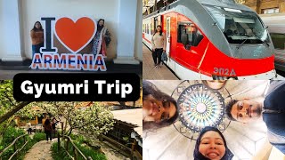 Gyumri Armenia  Things to do in Armenia  Yerevan to Gyumri  Worlds smallest train [upl. by Lodie]