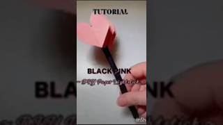 Blackpink lightstick using craft paper 📜 lightstick itzrahat [upl. by Ainniz]