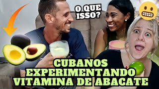 Cubanos EXPERIMENTANDO pela primeira vez a VITAMINA DE ABACATE no BRASIL 😵‍💫Isso é bem ESQUISITO [upl. by Inman]