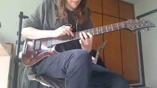 Abandon The Linear  Archspire Guitar cover [upl. by Kristin909]