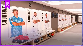 INSIDE Real Madrids brandnew DRESSING ROOM at the Bernabéu [upl. by Tannenwald]