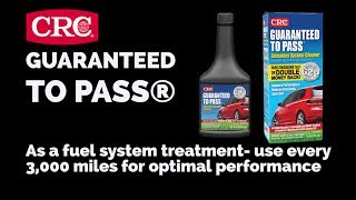 CRC GUARANTEED TO PASS Emissions Test Formula amp Complete Fuel System Cleaner [upl. by Georgeta149]