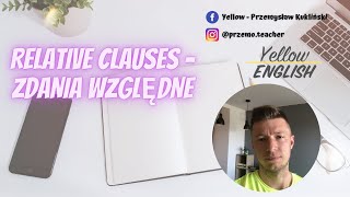 Zdania względne Relative Clauses  Gramatyka na luzie [upl. by Bekha]