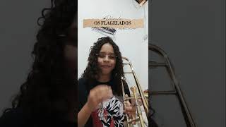 Dobrado Os Flagelados  Joaquim Pereira de Oliveira Trombone 1 Alexia Gonçalves [upl. by Ecneitap]