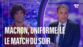 Macron uniforme Darmanin le match du soir entre Charles Consigny et Pablo PillaudVivien [upl. by Tloh]