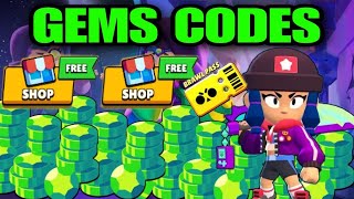 Secret Codes for Gems in Brawl Stars 2024  Brawl Stars Gems Codes [upl. by Natehc]