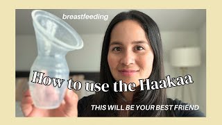 How to use the Haakaa Pump Build a freezer stash [upl. by Harmony46]