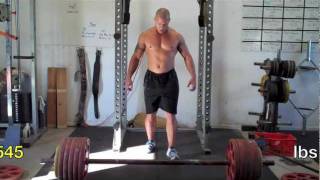 Elliott Hulse Dead Lift  196 lbs [upl. by Swagerty]